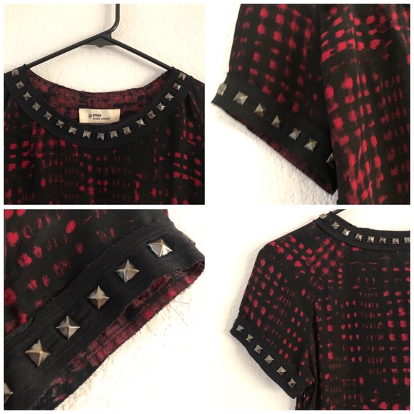 Isabel Marant Etoile Trash Rouge Silk Dress Sz. 1 - Picture 10 of 16